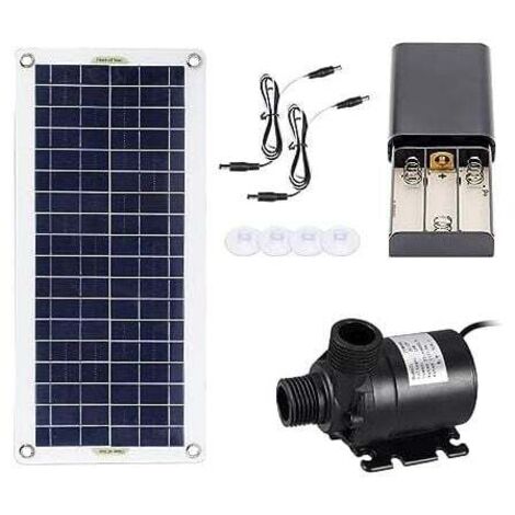 Pompa solare per laghetto 50W 800L/H Set pompa solare per acqua senza spazzole Pompa per acqua sommergibile ultra silenziosa Motore per laghetto per pesci Fontana da giardino Decorazione con ampia com
