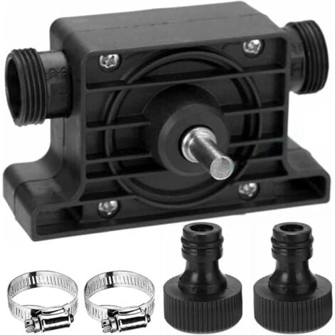 Pompa sommergibile elettrica portatile, pompa per trapano elettrica portatile, pompa per trapano manuale, pompa autoadescante leggera, pompa per trasferimento di acqua e olio per uso domestico