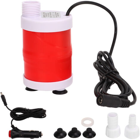 Pompa sommergibile impermeabile, elevata prevalenza 700 l/h, 20 W, 12 V CC per camper e casa