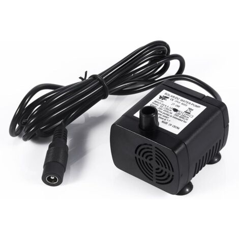 Pompa sommergibile Mini fontana Pompa ad acqua solare Pompa ad acqua sommergibile anfibia per acquario Serbatoio di pesce Fontana Stagno DC12V