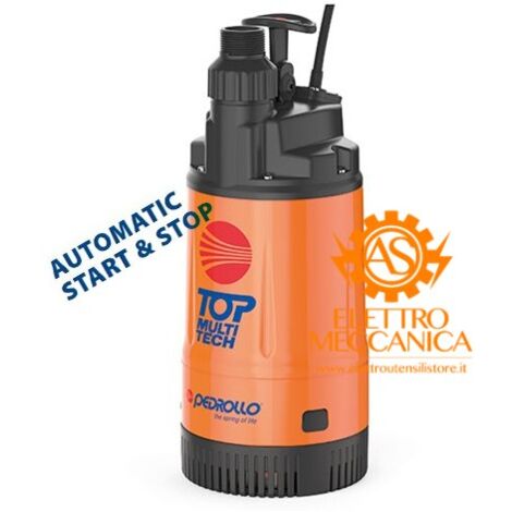Pompa sommergibile multigirante automatica TOP MULTI TECH2 0,55Kw 230V Pedrollo