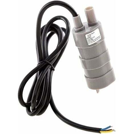 Pompa sommergibile per acqua, pompa sommergibile da 12 V, mini pompa elettrica per acqua da 600 l/h per pozzi, per camper, stagni, acquari e fontane per acquari