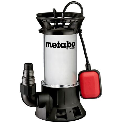 Pompa sommergibile per acque reflue Metabo PS 18000 SN 18000 l\/h 1100 W acciaio inox