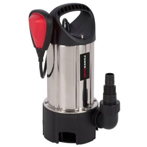Pompa sommergibile per acque sporche in acciaio inox 900w powew67915 powerplus