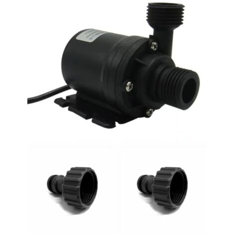 Pompa sommersa da 800 l/h 5 m DC 12 V, pompa anfibia per stagni, acquari, fontane solari e piscine, circolazione dell'acqua