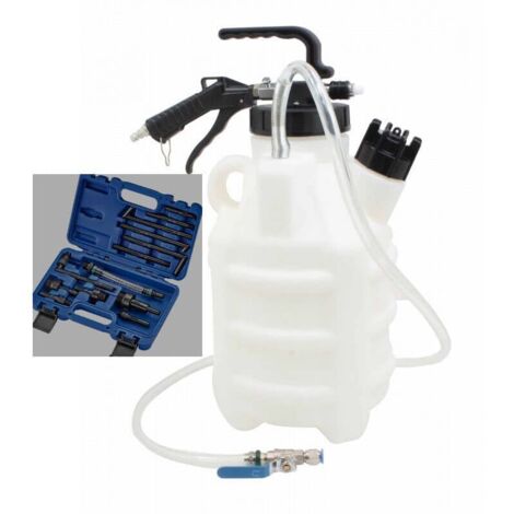 POMPA TRAVASO ARIA PNEUMATICA 10L OLIO CAMBIO AUTOMATICO TRASMISSIONE 13P 139SA
