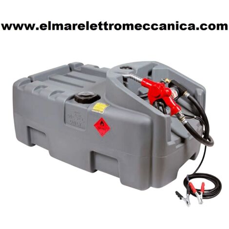 Pompa Travaso Gasolio 12 V serbatoio 200 lt pistola Wortex UNIT DCC 200 LT
