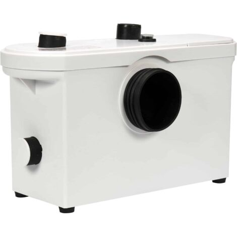Pompa trituratore wc maceratore 600W 140L/min 4m sanitario doccia lavandino 145to