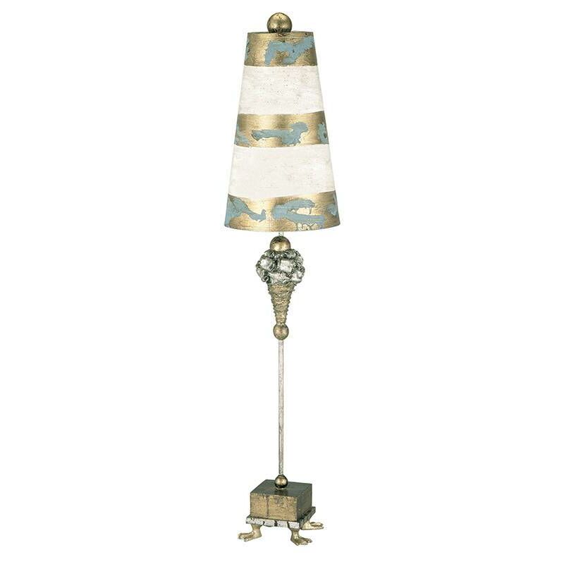 Elstead Pompadour Luxe - 1 Light Table Lamp Gold, E27