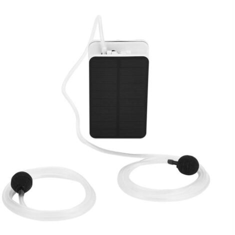 Pompe à air - CWU - Solaire - 2200mAh - ABS - Silencieuse