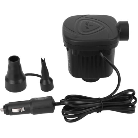 Pompe à air électrique 12V portable pour bateau pneumatique, matelas flottant et piscine, outil de gonflage en voiture.