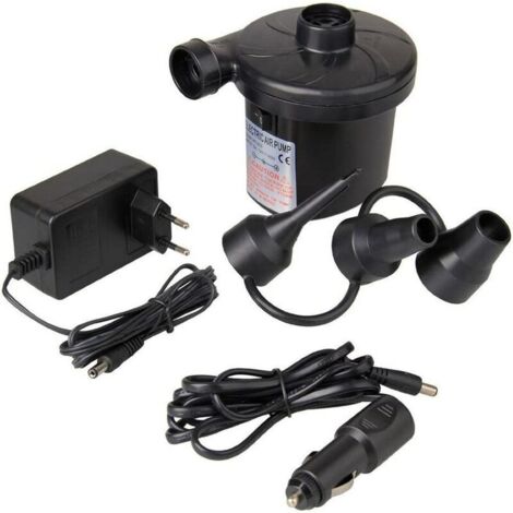 Pompe à air électrique, 150 W, 220 V, AC/12 V DC, noire