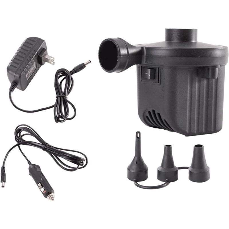 Pompe à air électrique avec buses, gonfleur et dégonfleur pour matelas pneumatique et paddle