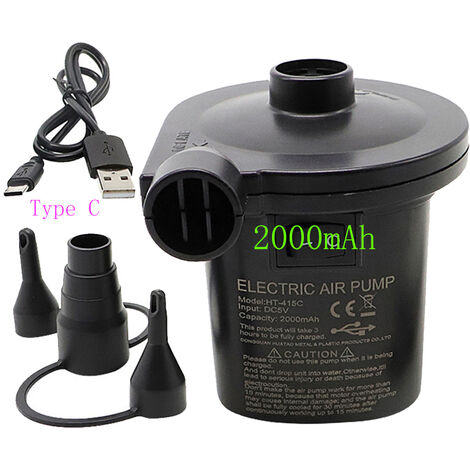 Pompe à Air électrique d&39extérieur, 85W, DC12V, pour gonfler/dégonfler les lits gonflables, tente, Kayak, voiture, compresseur d&39air pour pneu, basket-ball,Fédération de russie