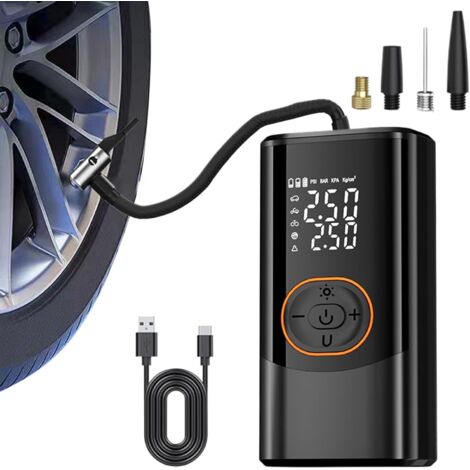 Pompe à Air Électrique - Gonfleur Intelligent pour Vélo - 3 Éclairages 4
