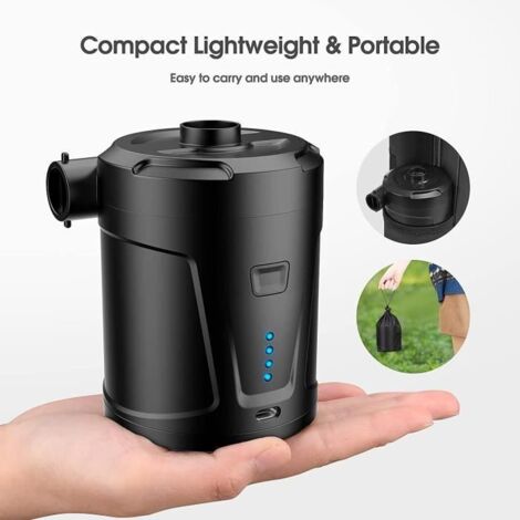Pompe à air électrique - Non spécifié - Mini - 5000mAh - Débit d'air 300 L/min - 3 Buses d'air