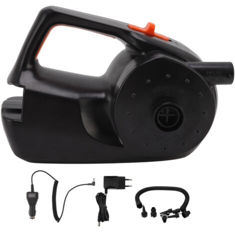 Pompe à air électrique Pompe de gonflage à air 80W avec chargeur de voiture 12V EU Plug 100240V pour bateau pneumatique