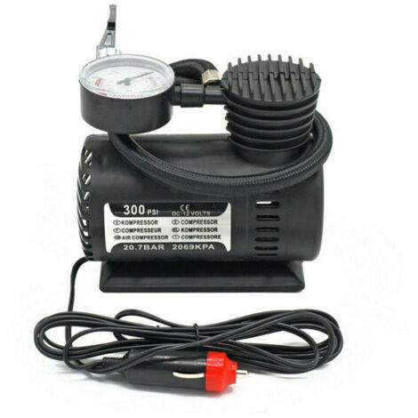 Pompe à air électrique pour voiture, compresseur d'air portable 300 PSI, gonfleur de pneus pour voiture