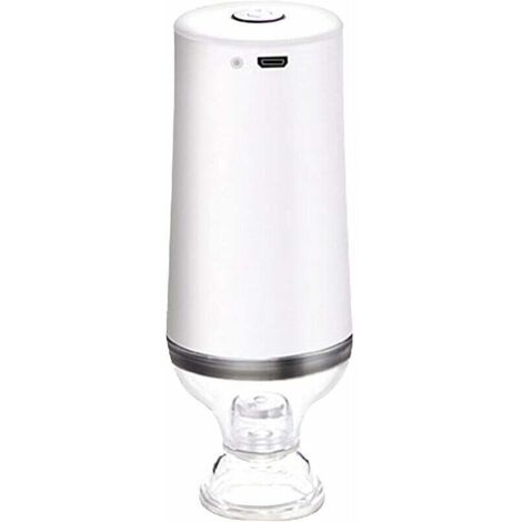 Pompe à air électrique rechargeable, portable USB rechargeable, pompe à vide avec batterie de 1200 mAh, pompe d'aspiration automatique ultra-mini pour sceller sous vide les sacs alimentaires
