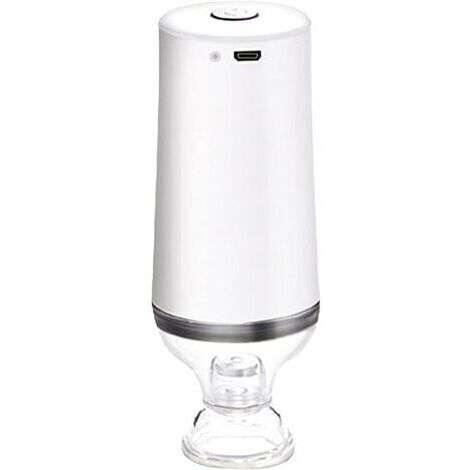 Pompe à air électrique rechargeable, portable USB rechargeable, pompe à vide avec batterie de 1200 mAh, pompe d'aspiration automatique ultra-mini pour sceller sous vide les sacs alimentaires