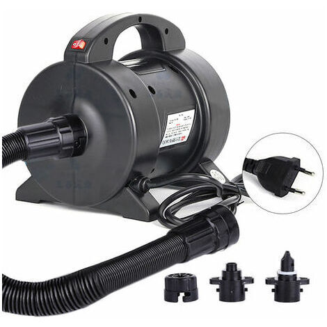 Pompe à air extérieure 1600 W, pompe à air portable, pompe électrique à double usage