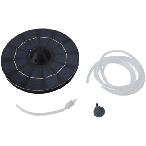 Pompe à air flottante solaire 2,5W 6V avec sécurité automatique ABS pour jardin, bassin ou aquarium [Pompe à air flottante solaire] [Pompe solaire flottante] [Aérateur pour bassin]