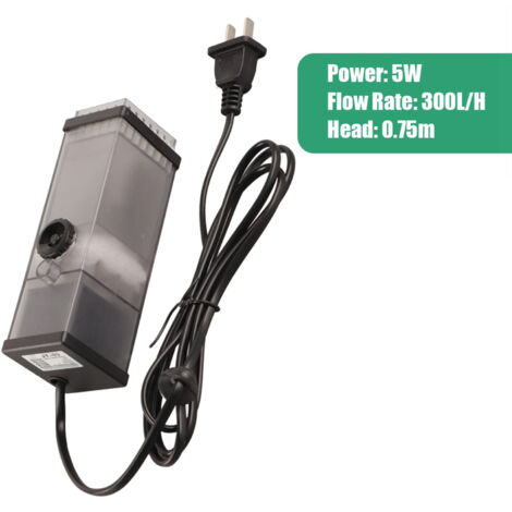 Pompe à Air Intégrée pour Aquarium Traitement de Film d'Huile Gris 220V - AUTRES