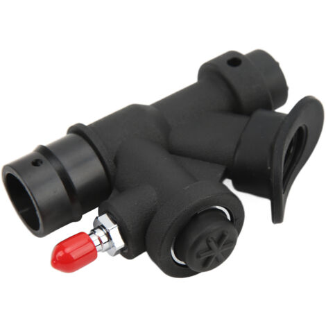 Pompe à air manuelle 45° pour plongée, compatible détendeurs K et valves standard 1 pouce