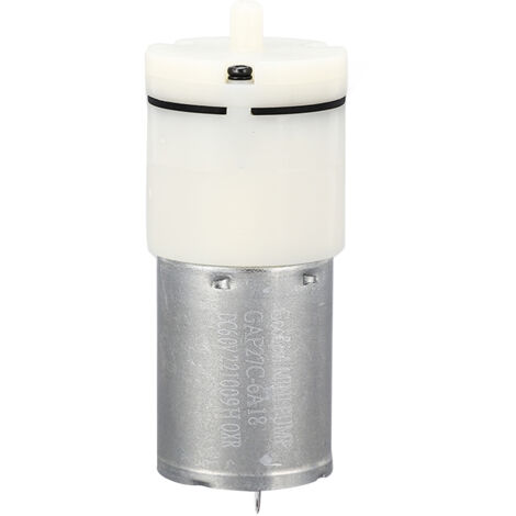 Pompe à air miniature 12V DC 2.4W avec noyau en cuivre pour brassard tensiomètre, débit 0.5‑2.5 LPM