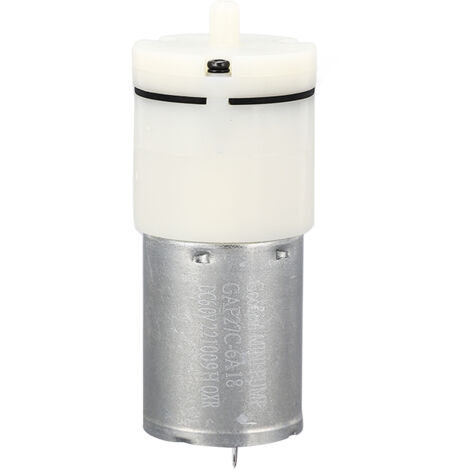 Pompe à air miniature 370 moteur pour aquarium, booster de vide électrique DC6V pour équipement de traitement