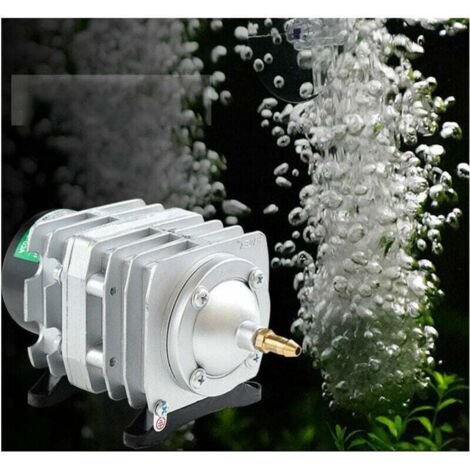 Pompe à air pour aquarium Pompe à air électromagnétique compresseur d'air aquarium pompe à air aquarium 25W