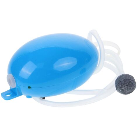 Pompe à air pour aquarium, pompe à oxygène, mini, silencieuse, pour usage extérieur, bleue