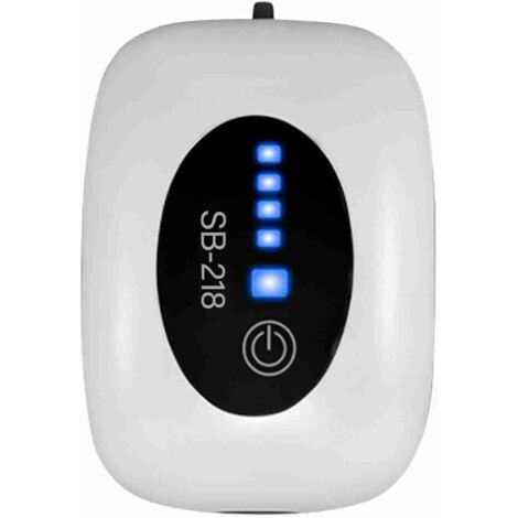 Pompe à air pour aquarium portable rechargeable – Autonomie 70h – Débit 2 x 3L/min – Silencieuse 40dB – Idéale pour aquariums jusqu'à 30 gallons
