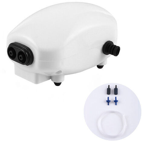 Pompe à air pour réservoir d'eau, pompe à oxygène, pompe à oxygène pour aquarium, pompe à double commande