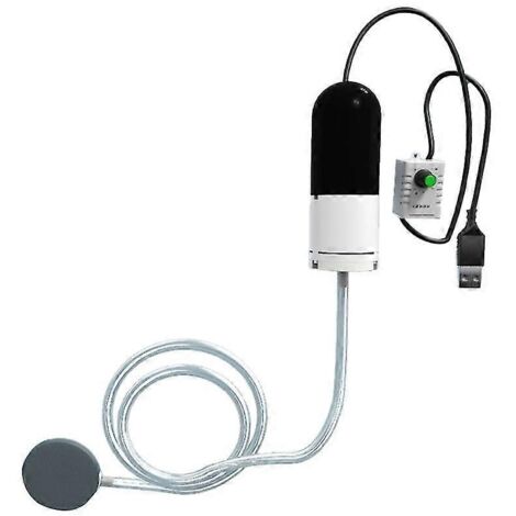 Pompe à air réglable pour aquarium, pompe à oxygène USB pour aquariums et bassins à poissons