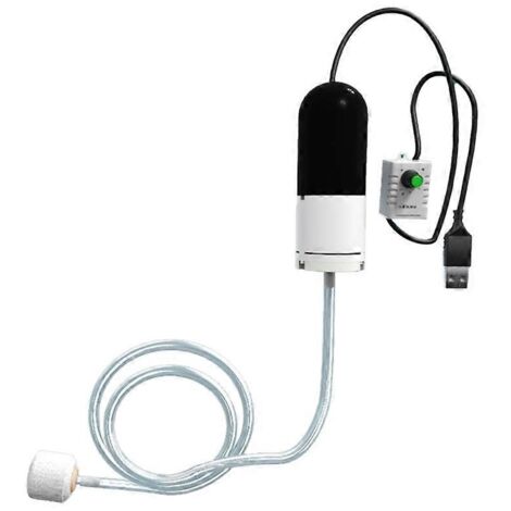 Pompe à air réglable pour aquarium, pompe à oxygène USB pour aquariums et bassins, pierre à air Luf