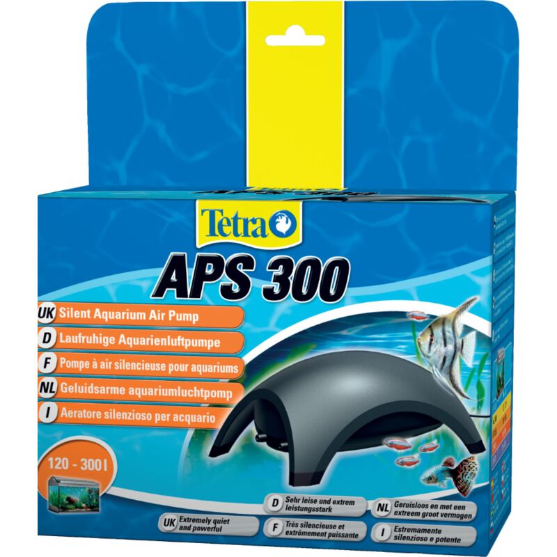Pompe à air silencieuse pour aquariums Tetra aps 300 120 - 300 litres