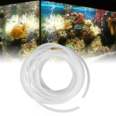 Pompe à Air Tubing Transparent et Semi-Noir 5m pour Aquarium - AUTRES