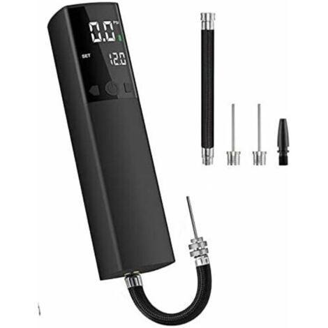 Pompe à ballon électrique Pompe à air intelligente Gonflage rapide portable avec manomètre précis et écran LCD numérique