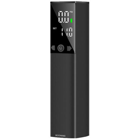 Pompe à ballon électrique Pompe à air intelligente Gonflage rapide portable avec manomètre précis et écran LCD numérique pour football, basket-ball, volley-ball, rugby (2 aiguilles et 1 buse)