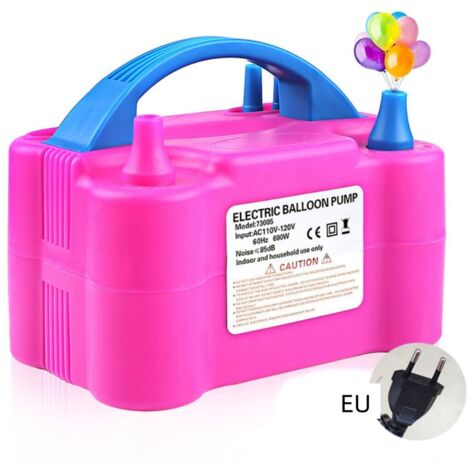 Pompe à ballons électrique 600W double buse pour gonflage rapide