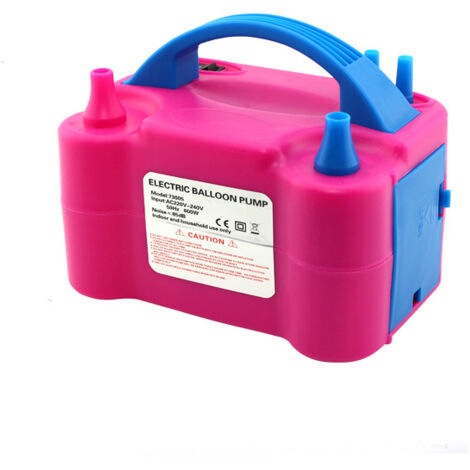 Pompe à Ballons électrique, gonfleur de Ballons électrique avec Double buse, Deux Modes de Fonctionnement, Pompe à Ballons 220V 600W, pour décorations d'anniversaires et Mariages, fêtes
