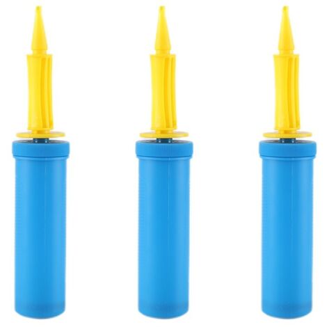 Pompe à ballons manuelle (lot de 3, 28 cm)