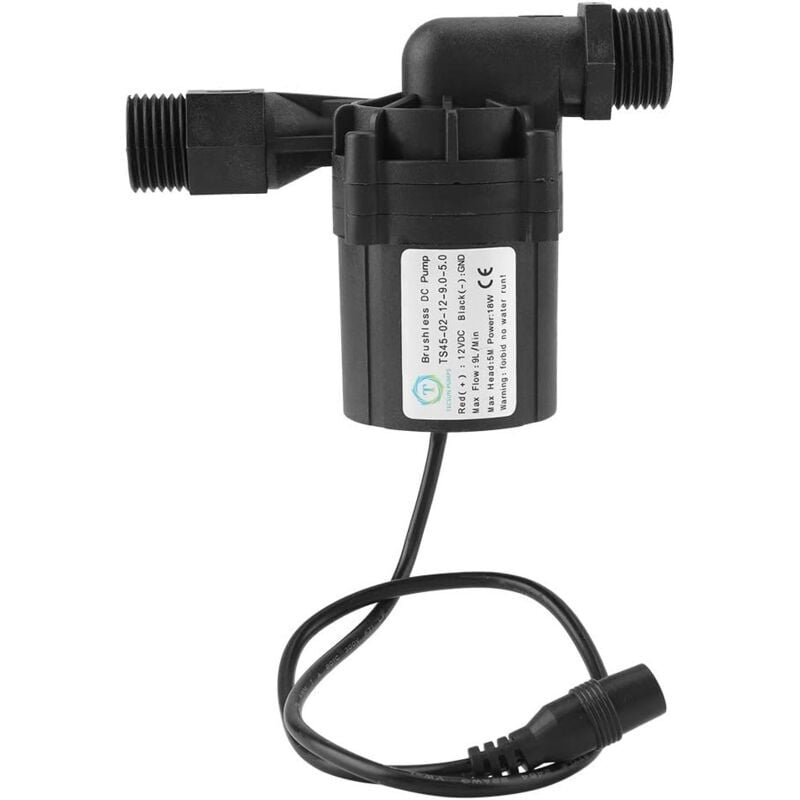 SNQ - Pompe à baril de bière, pompe de brassage, pompe à pression de bière, pompe à bière sans balais à circulation dc 12 v 18 w (sans connecteur)