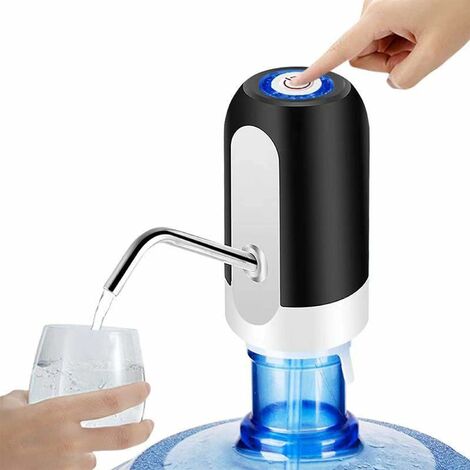 Pompe à Bouteille d'eau Distributeur d'eau de 5 gallons, Pompe à Eau électrique Portable, Charge USB, Pompe de Distribution d'eau Potable Automatique pour Le Camping