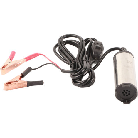 Pompe à carburant diesel électrique 12V, débit 12L/min, hauteur 2m, moteur DC multifonction pour transfert d'huile