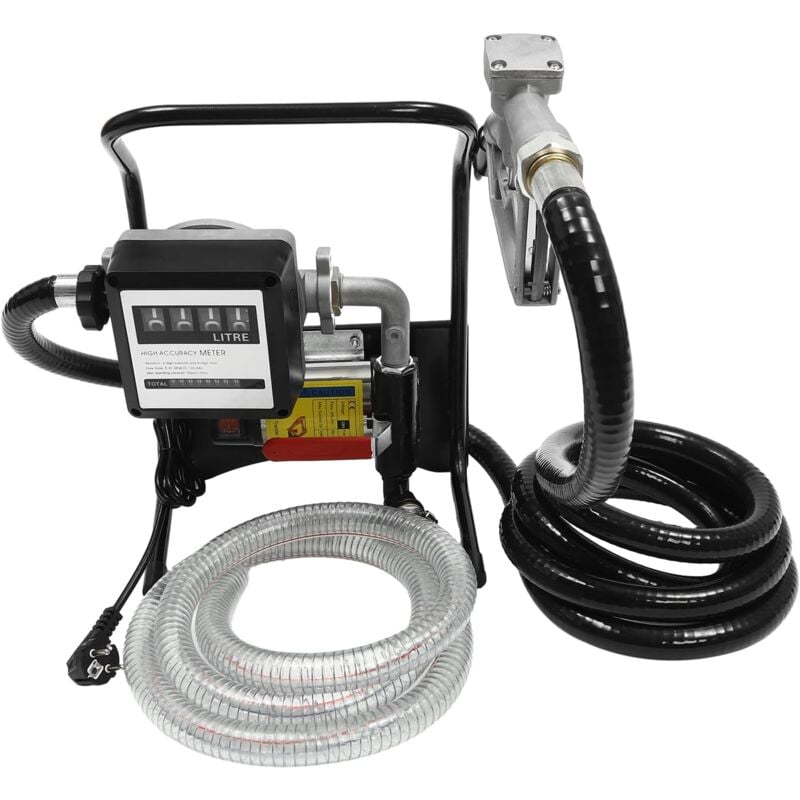 Pompe à carburant électrique 220 v 375 w Pompe de transmission, pompe à fioul, auto-amorçante 2400 l/h