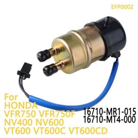 Pompe à carburant électrique pour motocyclettes compatible avec les modèles Honda CBR600F, VT600C, NT650, VT750C, VFR750F et CBR900RR