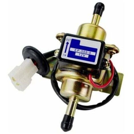 Pompe à carburant électrique pour voiture, pompe à carburant basse pression en métal de 3 à 5 PSI, pompe à carburant en ligne pour pétrole brut (12 V) EP500-0 EP502-0