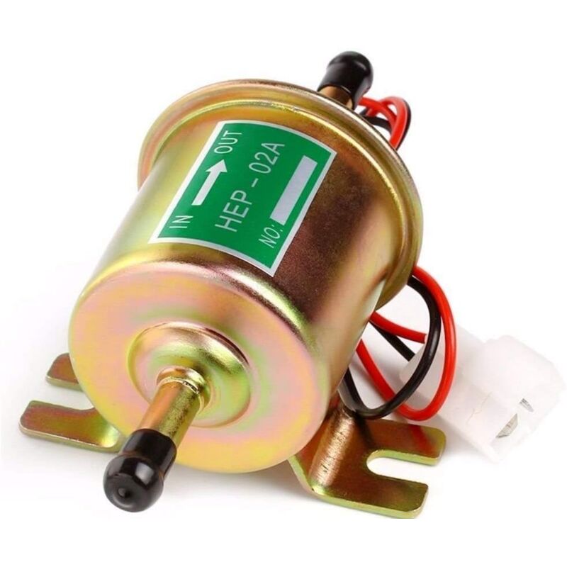 Pompe à carburant électrique universelle 12 V basse pression 2,5-4 PSI essence diesel en ligne HEP-02A (2,5-4 PSI)